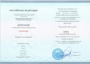 Диплом Нейропсихолог